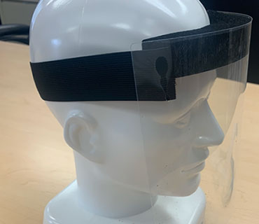 Full length face shield